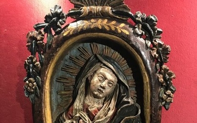 Polychrome wooden high relief - Baroque - Lacquer, Wood - Beginning of '700