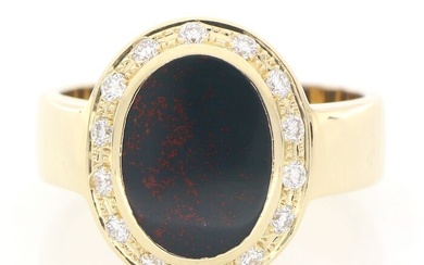 Pomellato '' No Reserve Price '' - 18 kt. Yellow gold - Ring - 5.00 ct Fire Opal - Diamonds