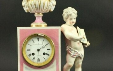 Porcelain Figural Clock