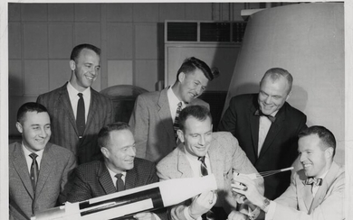 [Project Mercury] Birth of NASA: the First Original Seven Mercury astronauts presented...