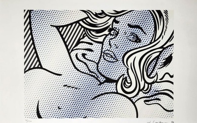 ROY LICHTENSTEIN's Seductive Girl, A Limited Edition Lithography Print