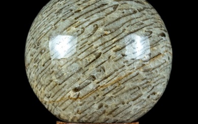 Rare AAA++ White Moonstone Sparkling Sphere- 3203.41 g