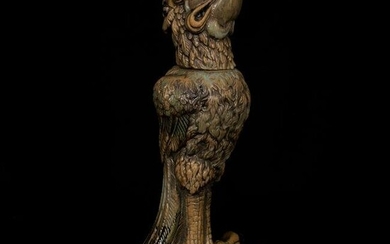 Rare Grotesque Bird Decanter Burslem Pottery
