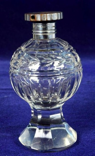 Rare Vintage Perfume Bottle Art Decorative Unique White
