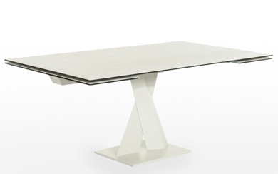 Roche Bobois "Axel" Rectangular Dining Table with Extension Leaves on Both Ends