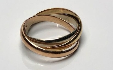S22 - Cartier, Trinity 3 gold ring, small...
