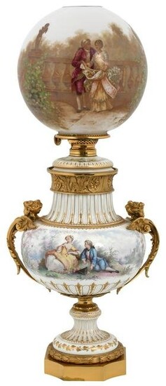 Sèvres Style Gilt Bronze Mounted Porcelain Table