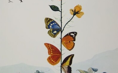 Salvador Dali - Flordali II : La Rose Papillon