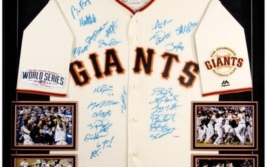 San Francisco Giants 2014 World Series Champions Team Signed Jersey