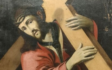 Scuola italiana del XVII-XVIII secolo - Cristo con la Croce