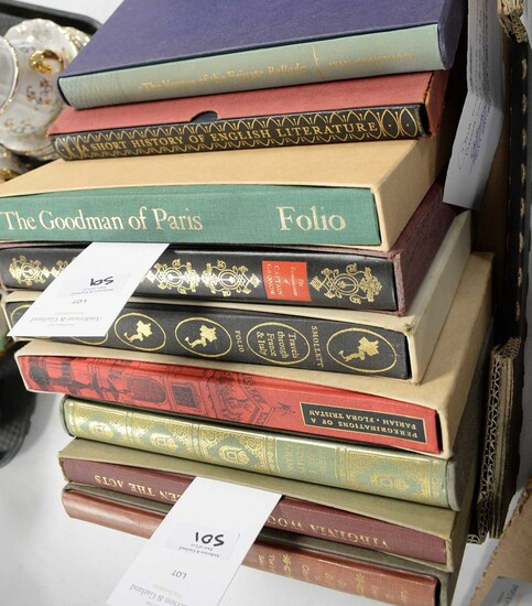 Selection of Folio Society hardback books
