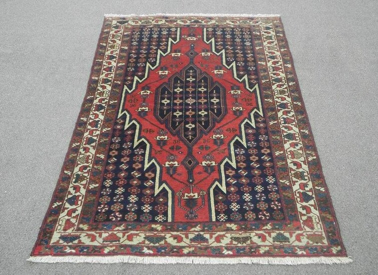 Semi Antique Persian Hamadan 4.4x6.4