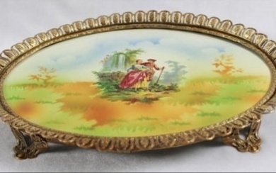 Sevres Style Centerpiece Tray