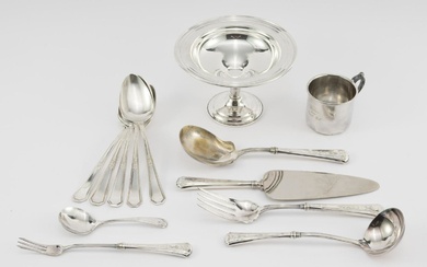 Silver Service Items Including Sterling and Silver Plate