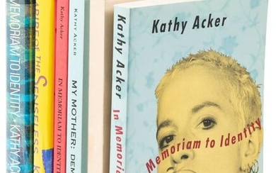 Six volumes of Kathy Acker
