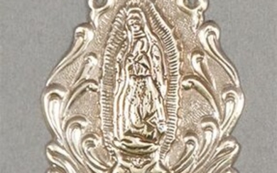 Small Mexican silver base punched Villa Law 925.