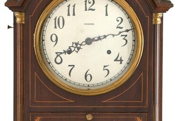 Sonora Chime Co. Mahogany Bracket Clock
