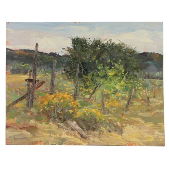 Stephen Hedgepeth Rural Landscape Oil Painting