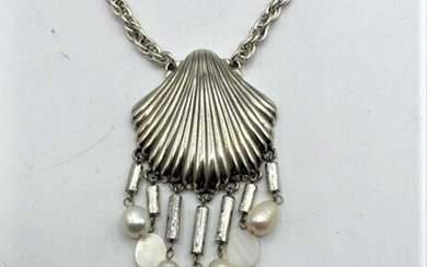 Sterling Silver Brighton Shell Necklace