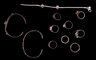 Sterling Silver Rings & Bracelets