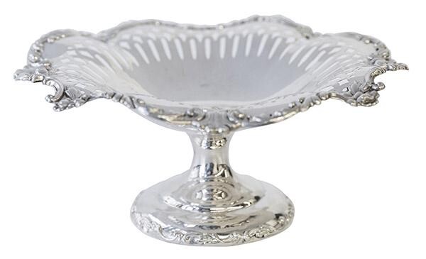 Sterling Silver Victorian Footed Bowl