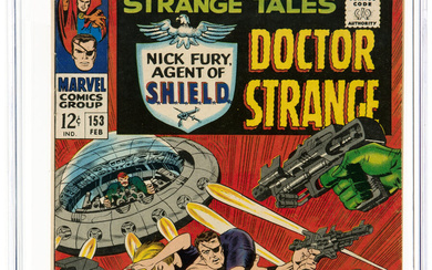 Strange Tales #153 (Marvel, 1967) CGC FN+ 6.5 Off-white...