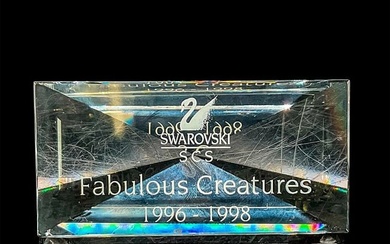 Swarovski Crystal SCS Fabulous Creatures Display Plaque