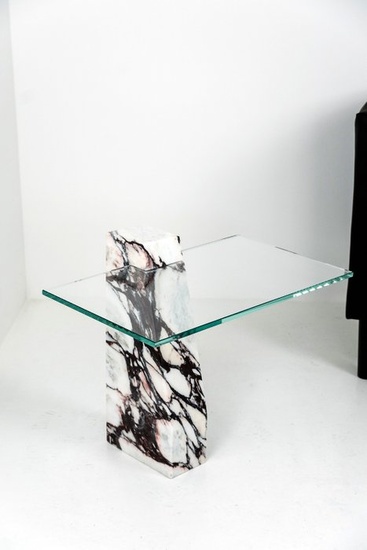 TM DESIGN - Calacatta Viola Marble Coffee Table - Coffee table in Calacatta Viola marble