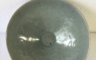 Tea bowl - Celadon, Crackle - Porcelain - Vietnam - 17th-18th century