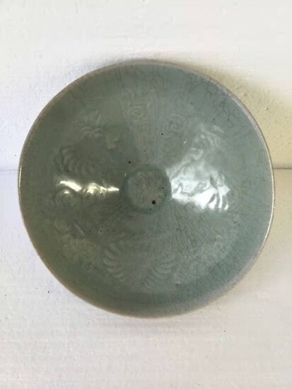 Tea bowl - Celadon, Crackle - Porcelain - Vietnam - 17th-18th century