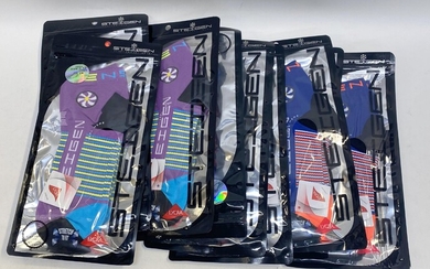 Ten pairs of socks marked Steigen various styles