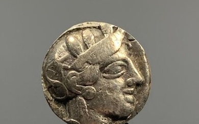 Tétradrachme à la chouette, argent, Grèce antique.