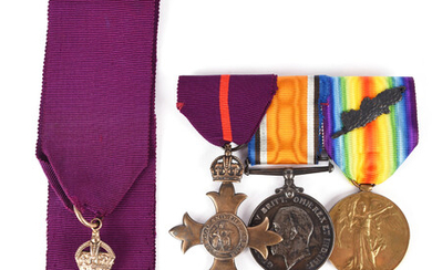 The C.B.E. group of four orders and medals to Major Francis Robert Edward Davis