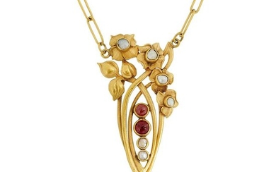 The Kalo Shop 14K gold pendant necklace