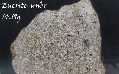 Tirhert Eucrite-unbr Witnessed fallAchondrite Meteorite - 14.18 g - (1)