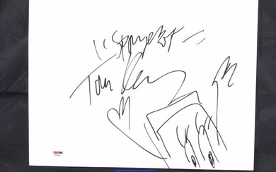 Tom Kenny signed sketch 11x14 photo PSA/DNA Autographed Spongebob