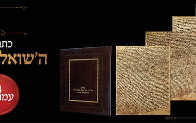 Torah novella handwritten by the Gaon, Rabbi Yosef Shaul...