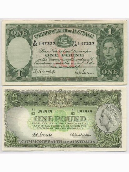 Two (2) Commonwealth of Australia Bank Notes