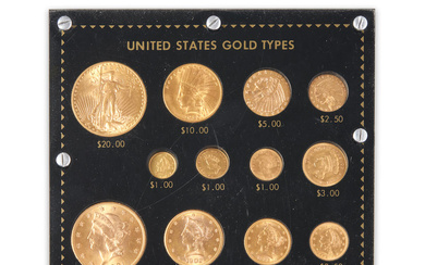 United States Gold Coin Type Set.