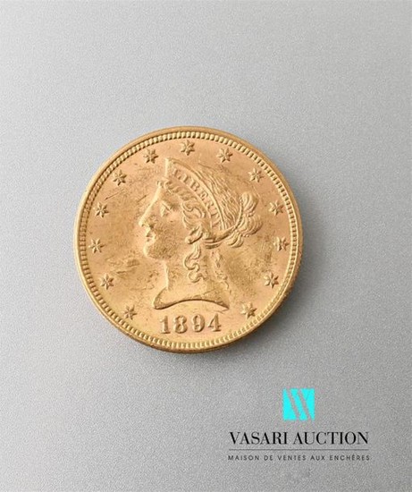 United States of America 10-dollar gold coin 1894....