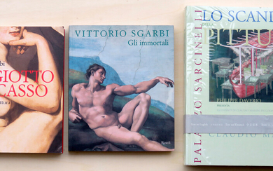 VITTORIO SGARBI E PHILIPPE DAVERIO – Libri sulla pittura. Lotto unico di 3 libri