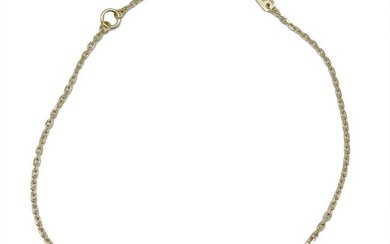 Van Cleef & Arpels Frivole Bracelet Model 18K Yellow Gold 750 1P Diamond Women's