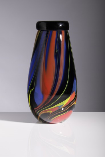 Vase, Entwurf: Ottavio Missoni (1921-2013), Ausführung: Arte Vetro Murano