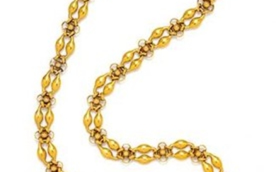 Victorian, Gold Longchain Necklace