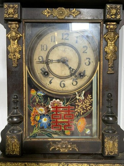 Vintage Asian Mantle Clock