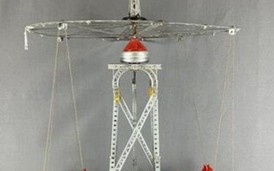Vintage Erector Set Airplane Ride Merry Go Round Toy