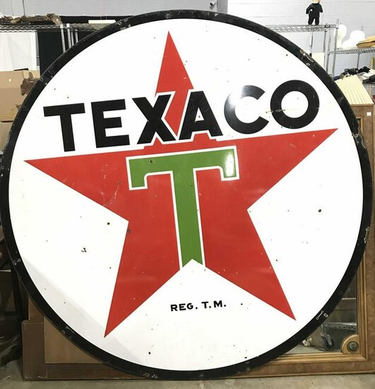 Vintage Metal TEXACO Sign