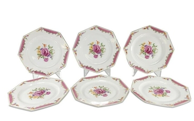 Vintage Rosenthal set of 6 porcelain plates