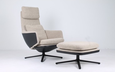 Vitra - Antonio Citterio - Armchair (2) - Grand Relaxation - Aluminium, polyurethane, foam, fabric