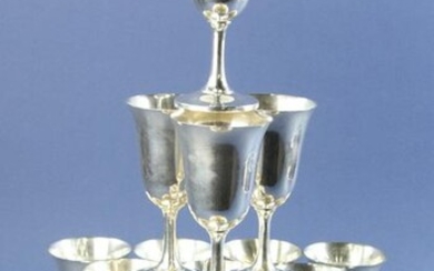 Wallace Sterling Wine Goblets